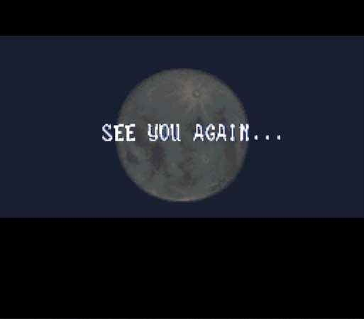 End screen, Bishōjo Senshi Sailor Moon: Another Story